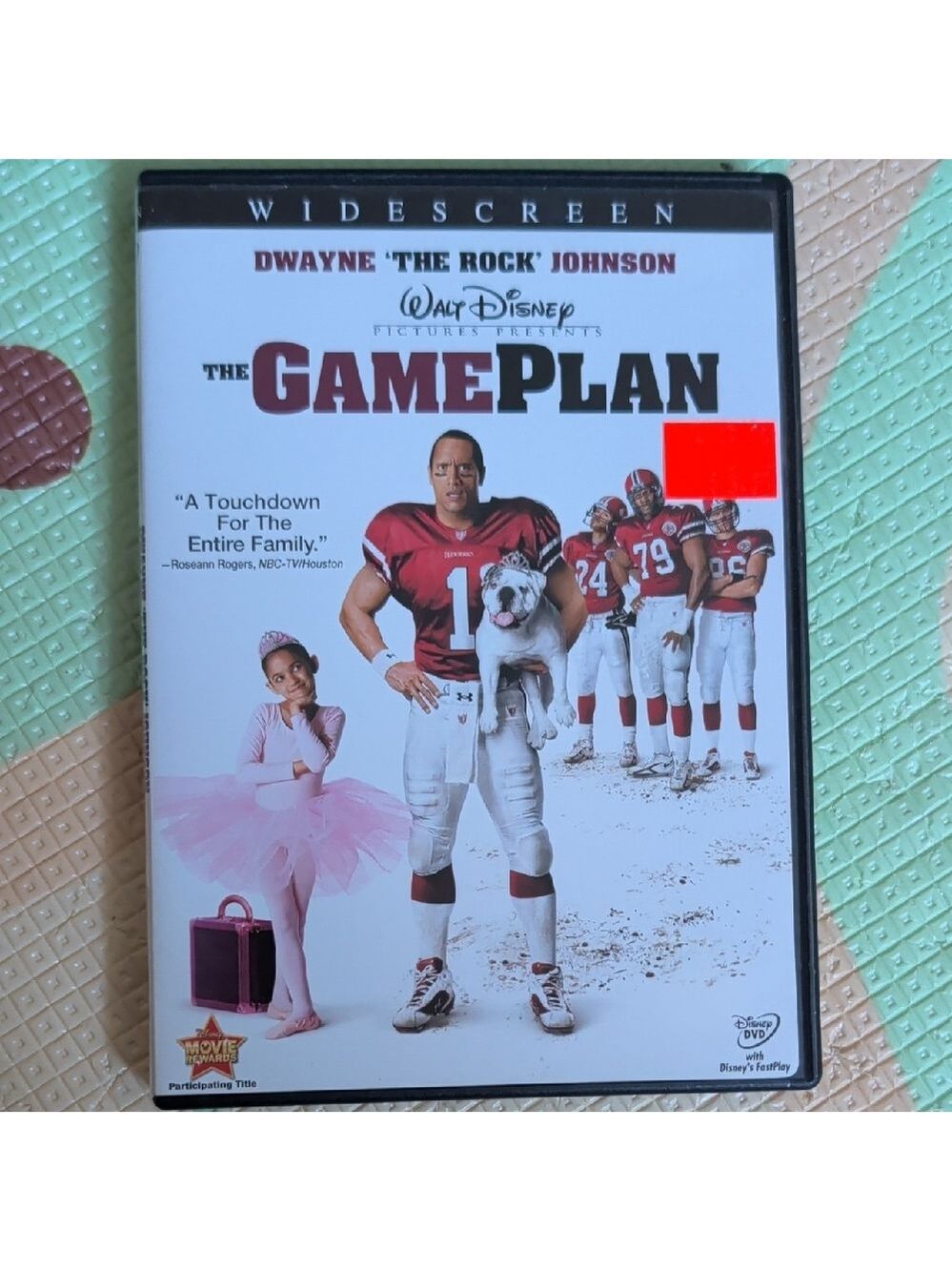 Disney The Game Plan DVD -‎ Red, White, and Pink
